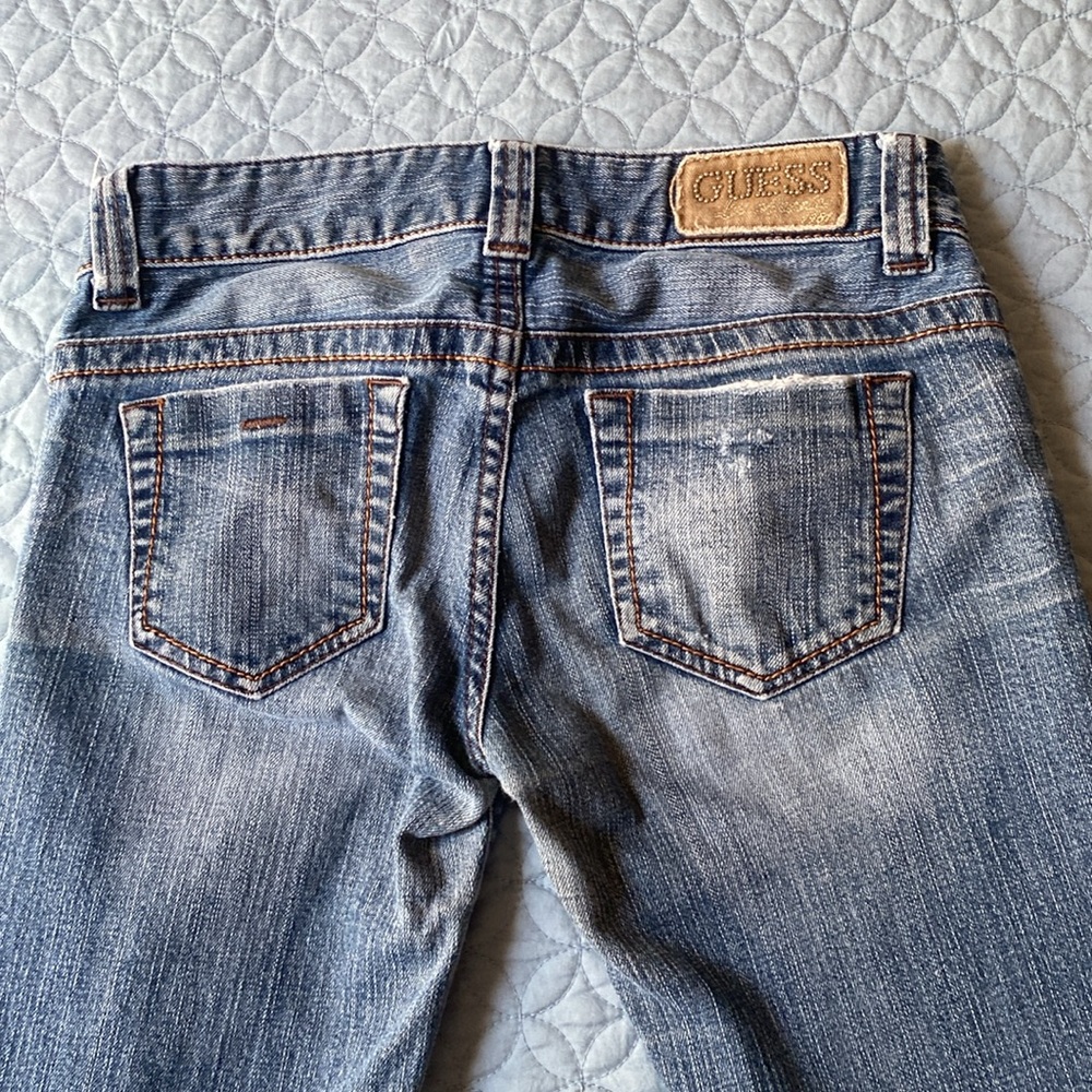 Vintage Guess Jeans Daredevil Skinny Leg size 26 - Picture 3 of 9